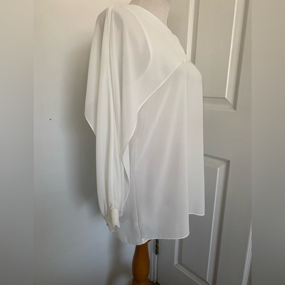 Scapa Lauren Perre Ivory Split Sleeve Blouse - Picture 5 of 12